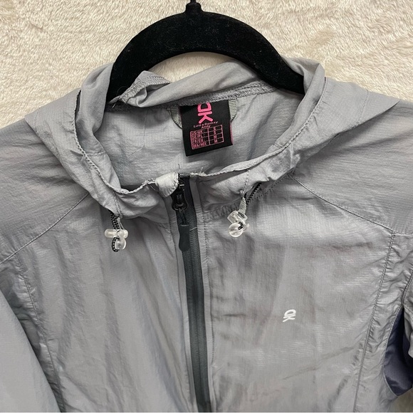 Little donkey Andy men’s running windbreaker jacket gray small activewear - Picture 4 of 11